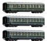 01594 Tillig Set of 3 Express train Passenger cars. Set #2 (Limited edition)